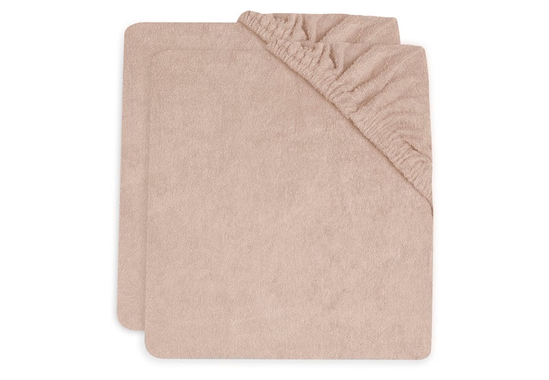 Jollein Changing Mat Cover Terry 50x70cm Wild Rose (2pack) - Image 2